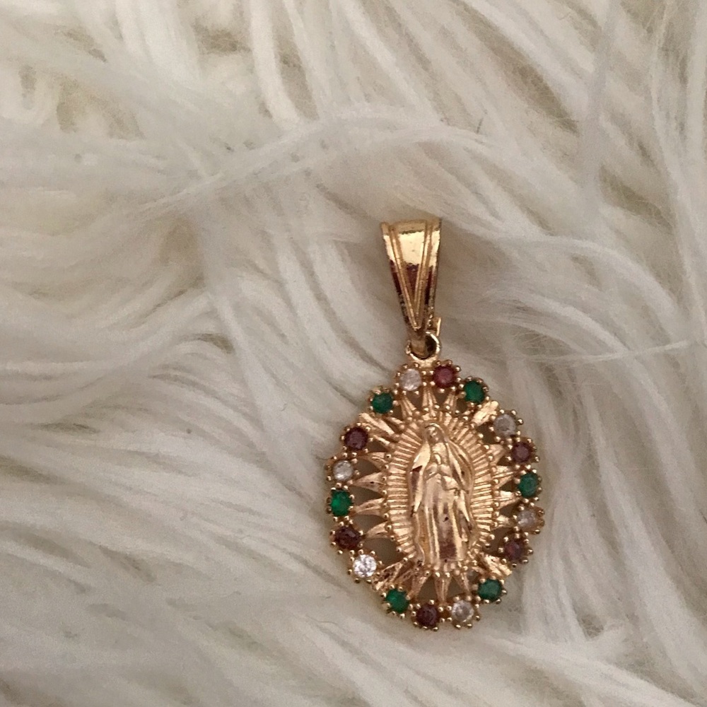 Virgin mary mexico pendant